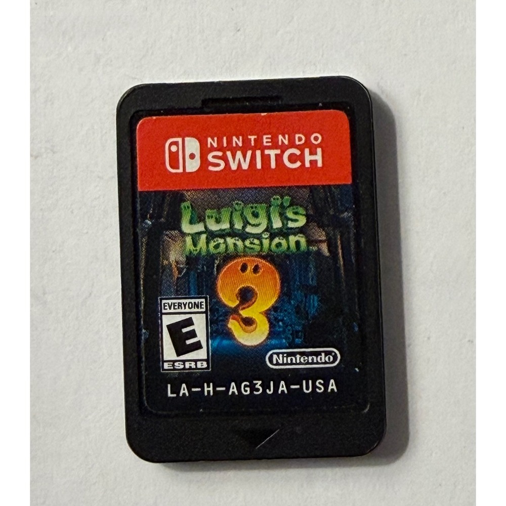 Luigi's Mansion 3 Nintendo Switch Game Cartridge LA-H-AG3JA-USA ESRB E